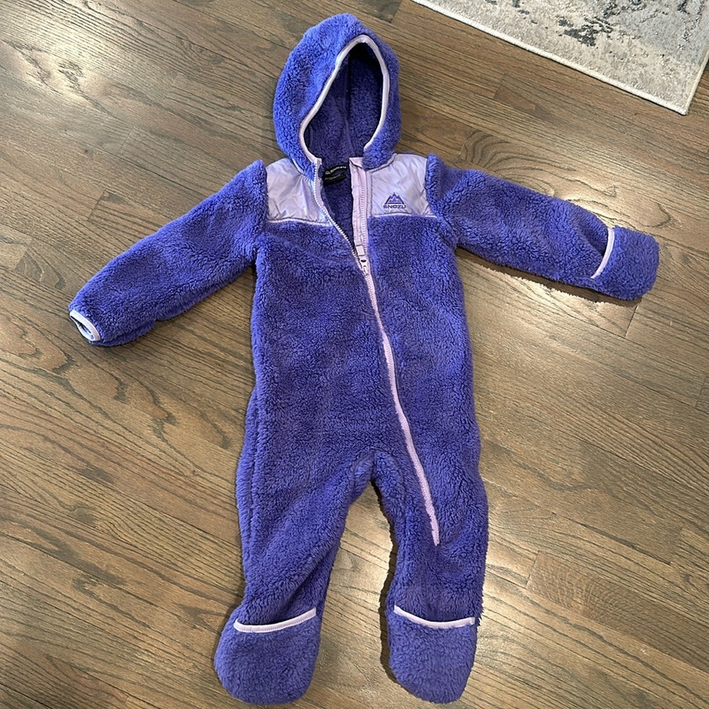 Fuzzy fleece bunting 24 months